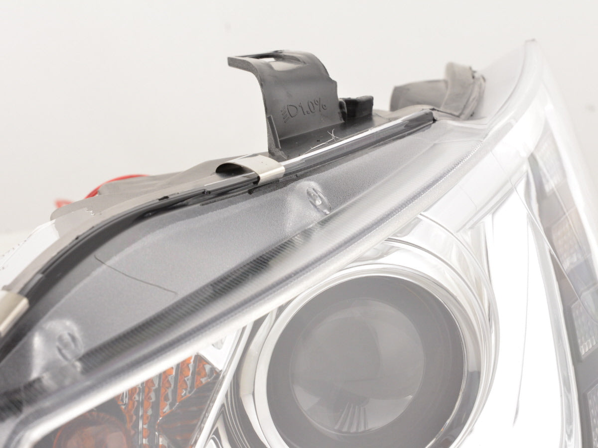 Scheinwerfer Set Daylight LED Tagfahrlicht Seat Ibiza 6J ab 2012 chrom Scheinwerfer Set Daylight LED Tagfahrlicht Seat Ibiza 6J ab 2012 chrom